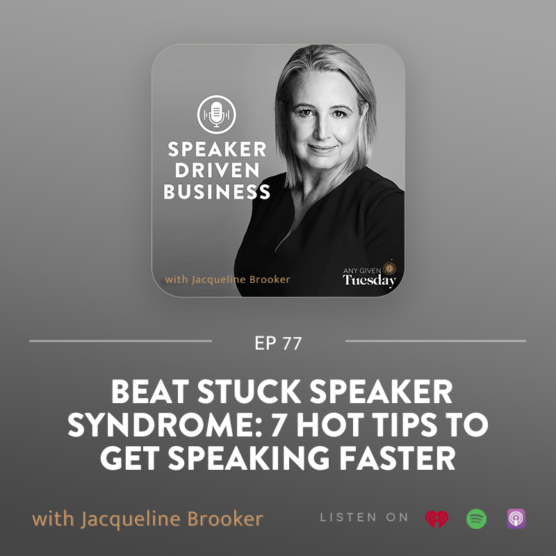 77: Beat Stuck Speaker Syndrome: 7 Hot Tips to Get Speaking Faster